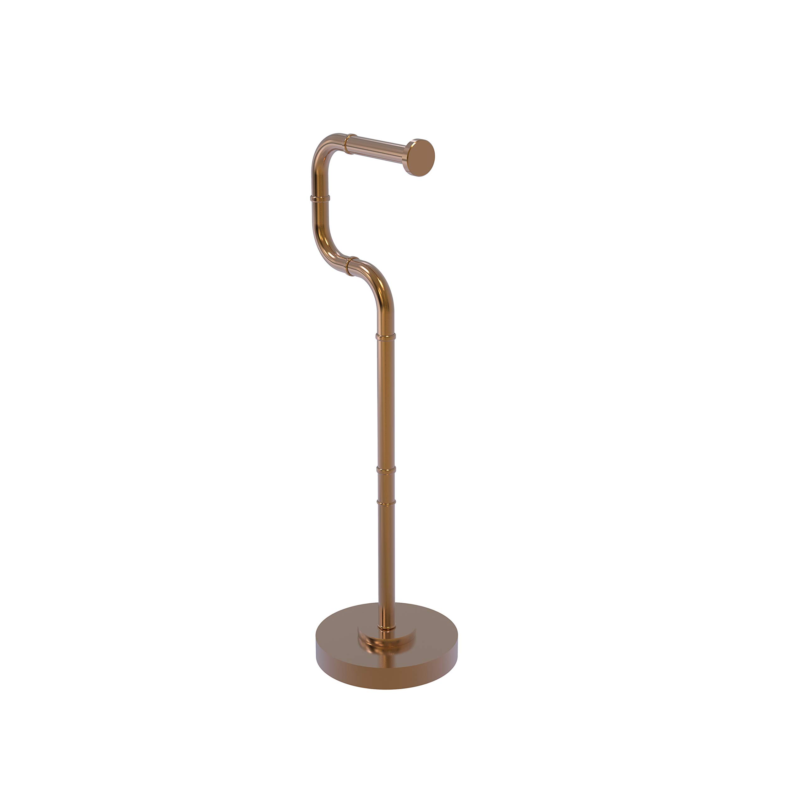 Allied Brass RM-25U Remi Collection Free Euro Style Toilet Tissue Stand, Brushed Bronze