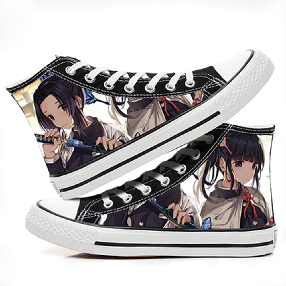 ZHAOQIAN Anime hand-painted pattern shoes, for Anime Demon Slayer, Apply to Anime Fans Collection Gifts