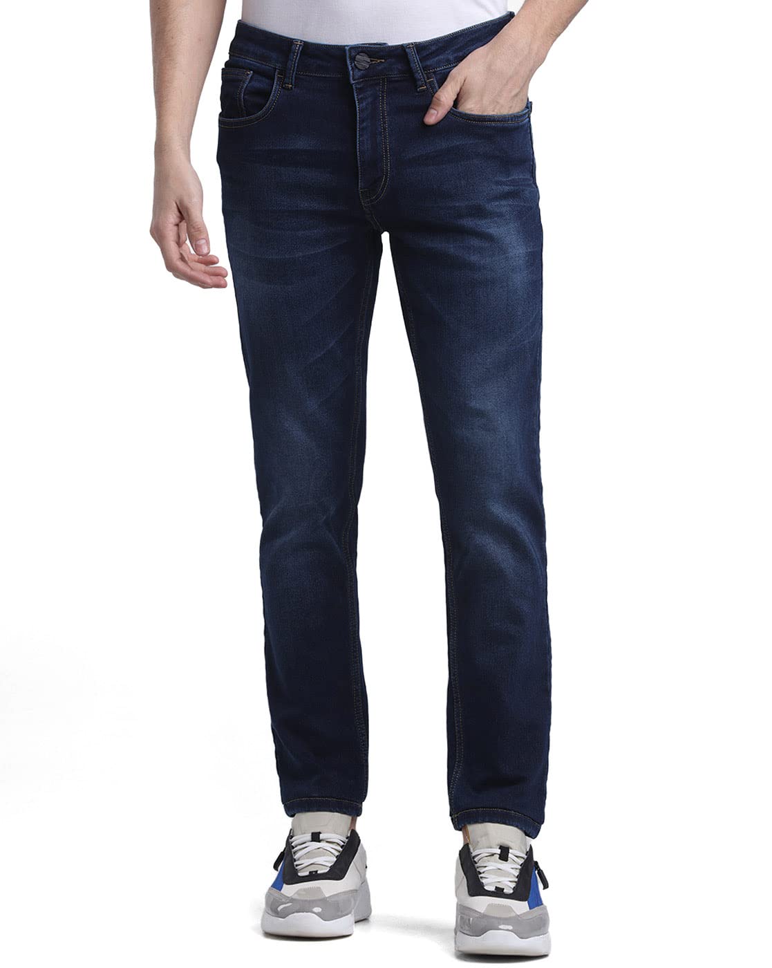 STARTER Men Blue Solid Jeans