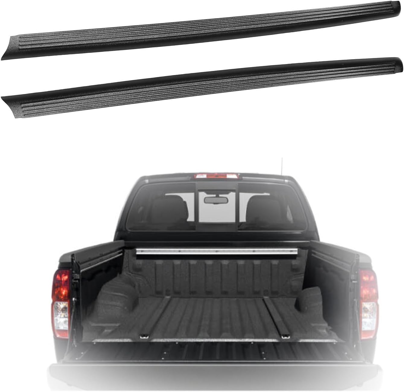 Amazon.com: Bed Rail Cap Kit Left and Right Fits 2013-2021 Frontier ...