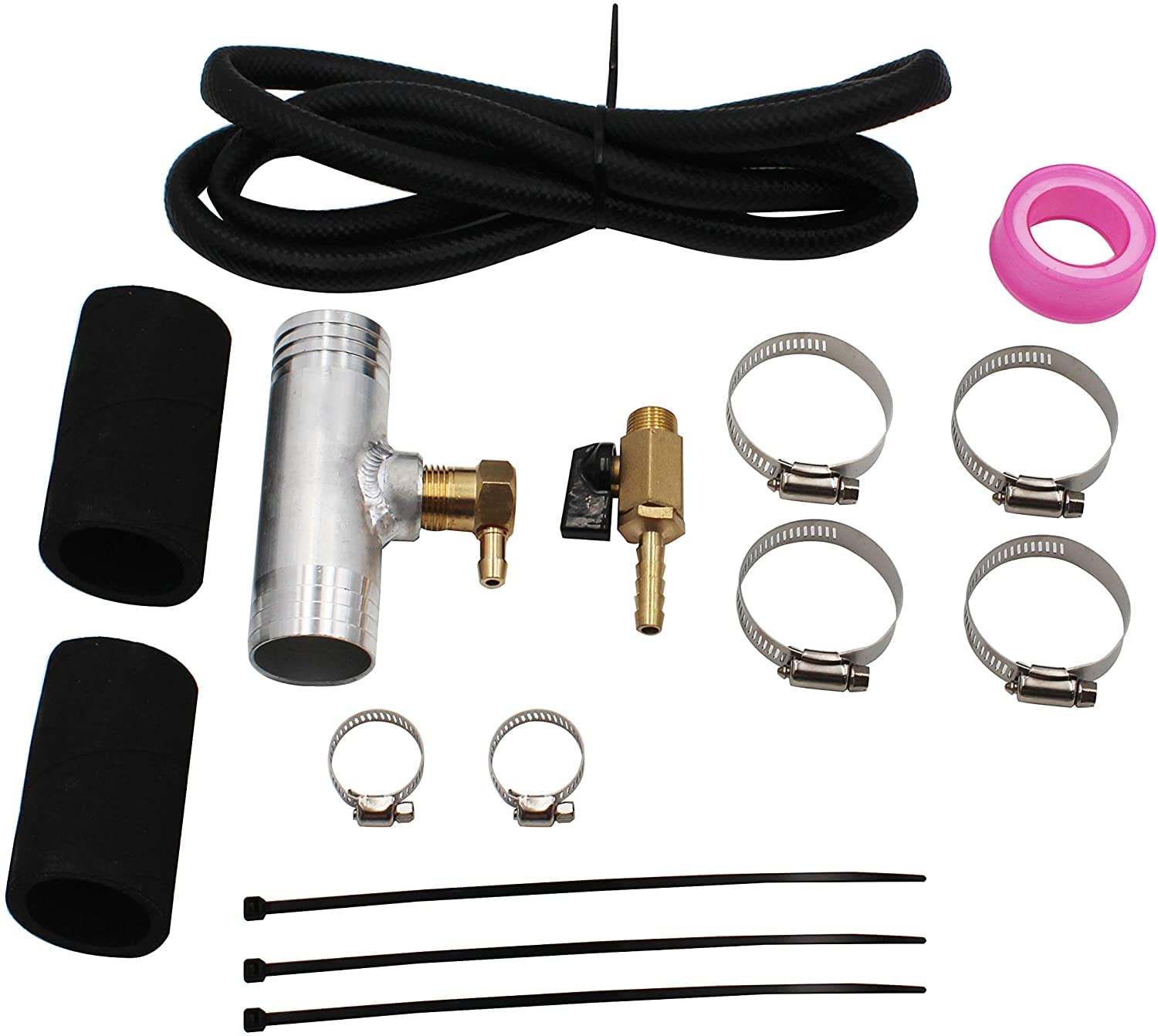 11025 1 1/2" Diesel Installation Kit,Compatible with Gravity Fueled Auxiliary Fuel Tank and Newer Models with 1½" Fill Line,Only for Diesel