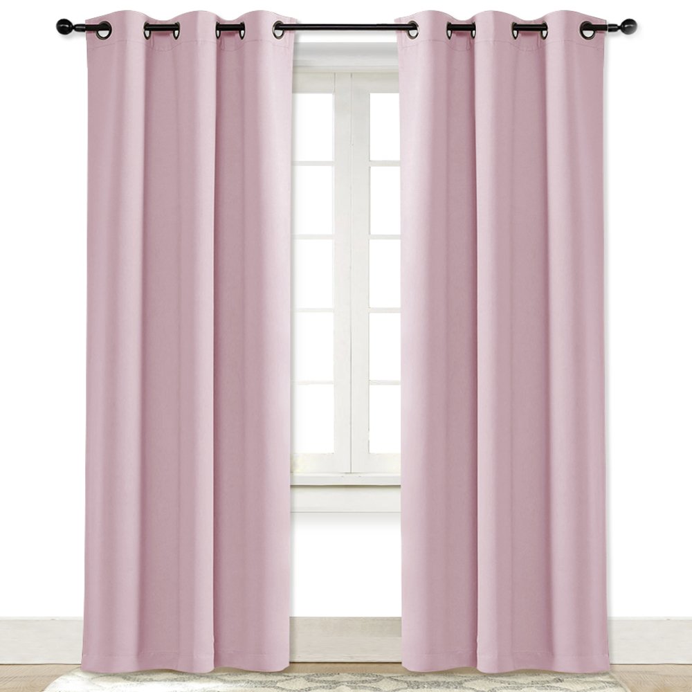 Pastel bedroom curtains