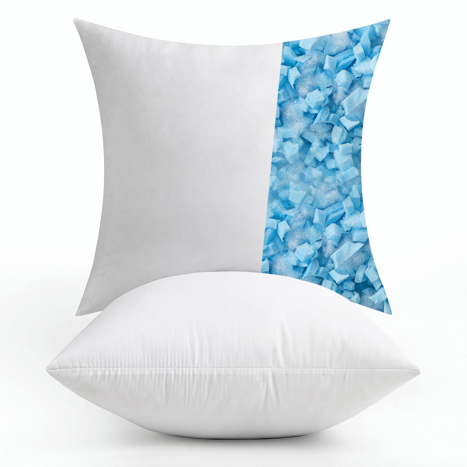 Amazon.com: MIULEE Pack of 2 12x12 Pillow Inserts-Decorative ...