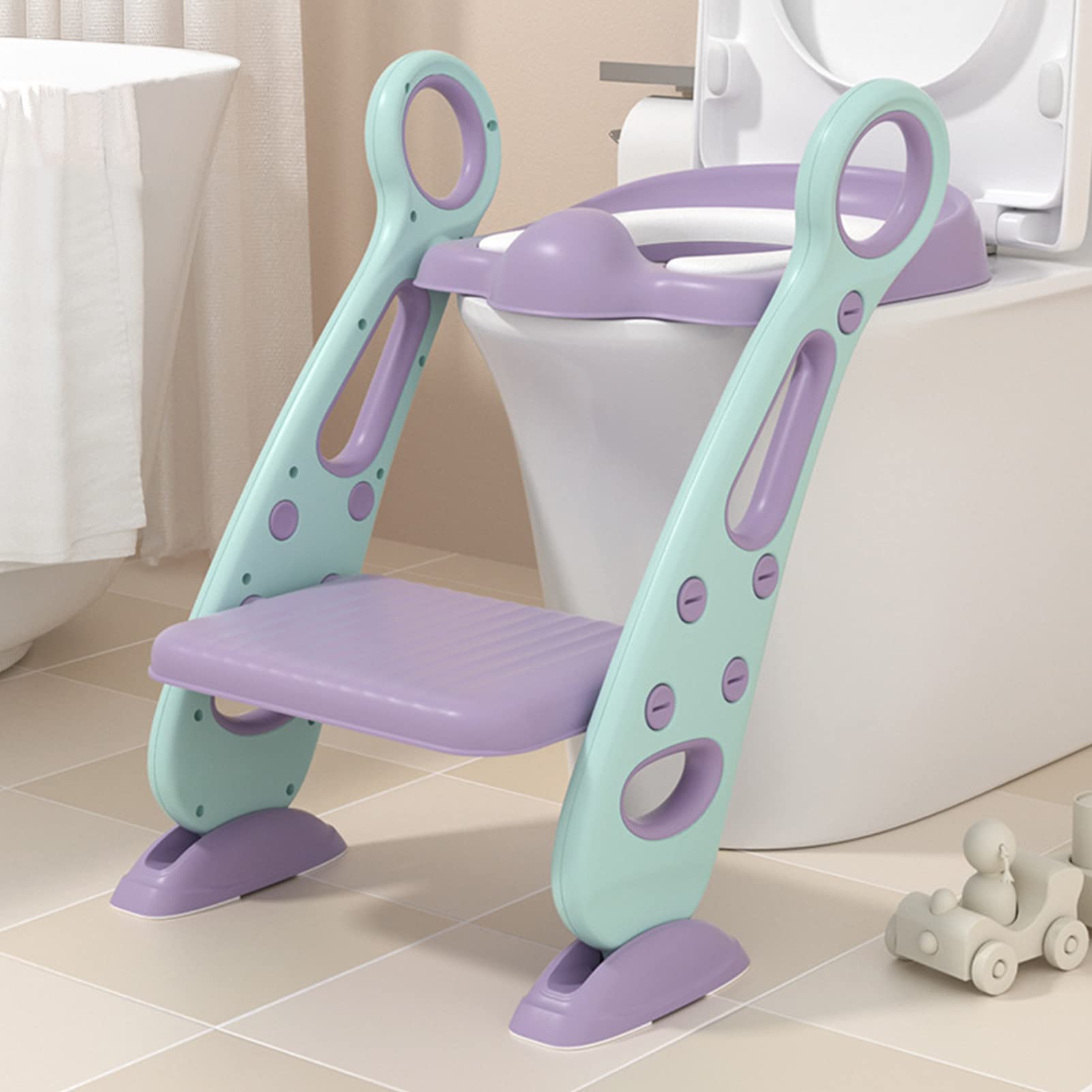 Buy SAPU Potty Training Seat with Step Stool Ladder,Potty Training ...