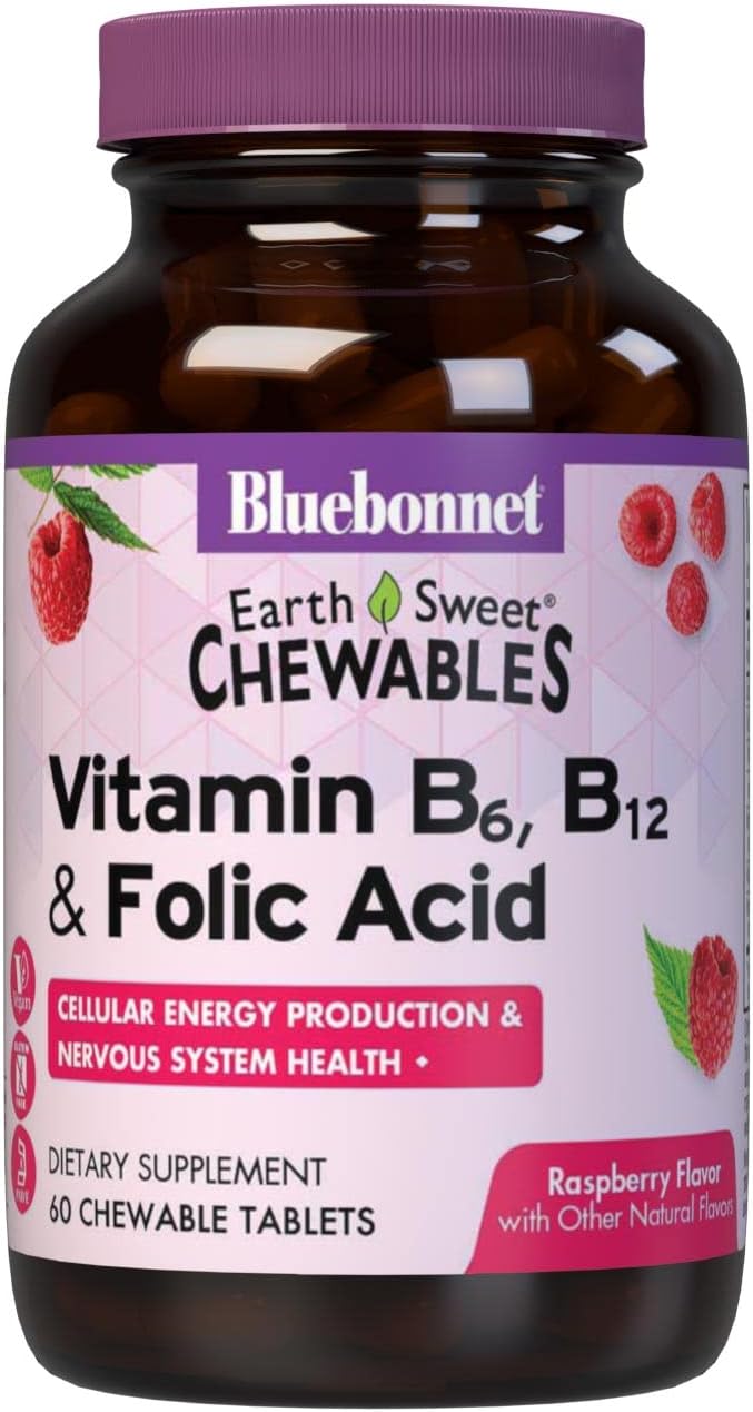 Amazon.com: Bluebonnet Nutrition Earth Sweet Vitamin B6, B12, Plus ...