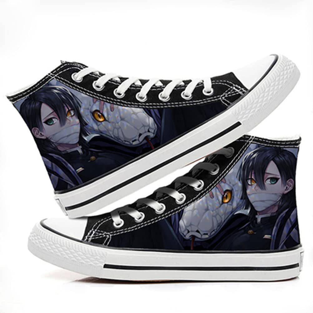 ZHAOQIAN Anime hand-painted pattern shoes, for Anime Demon Slayer, Apply to Anime Fans Collection Gifts