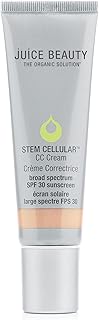 Juice Beauty Stem Cellular CC Cream with Zinc SPF 30, Color-Correcting Face Moisturizer, 1.7 Fl Oz