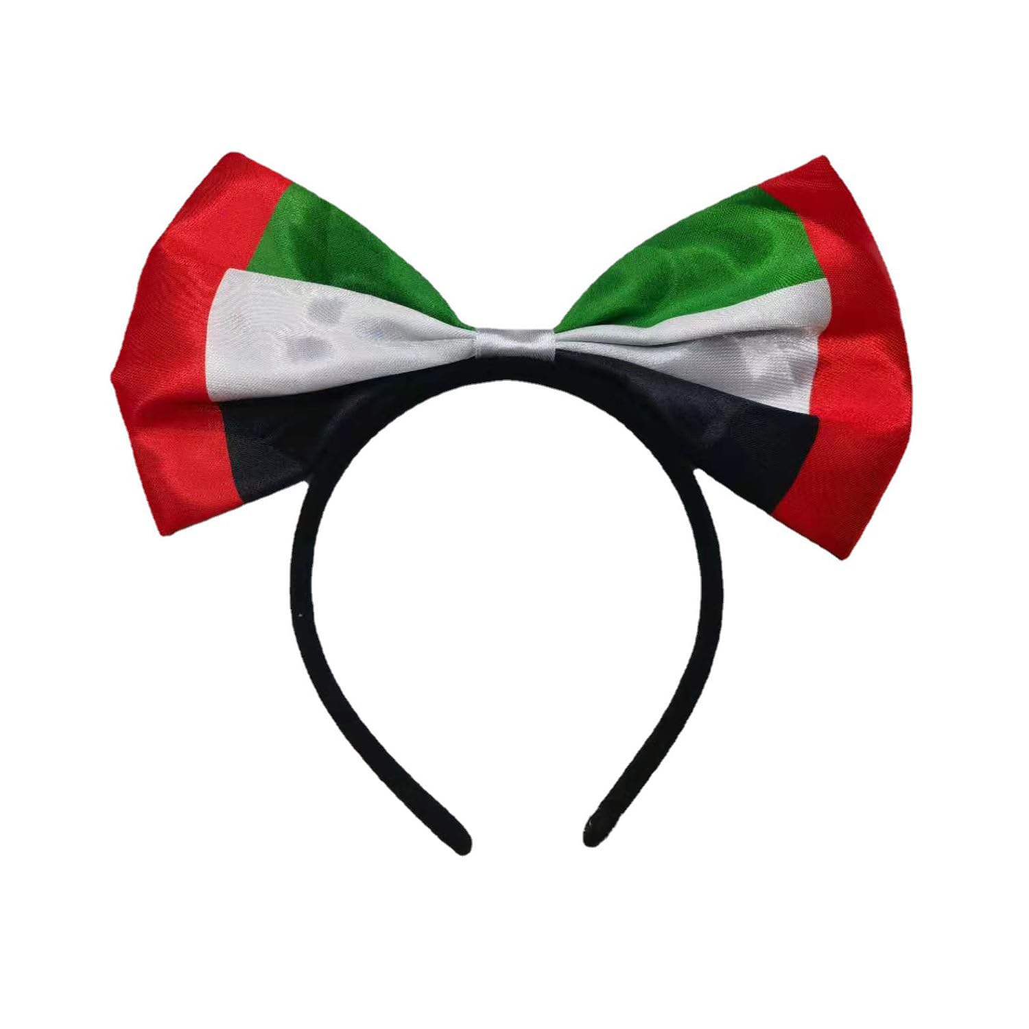 Cute Bow-Tie Headband or UAE National Day, World Cup and Flag Day for Women Men Girl Boy (Bow tie)