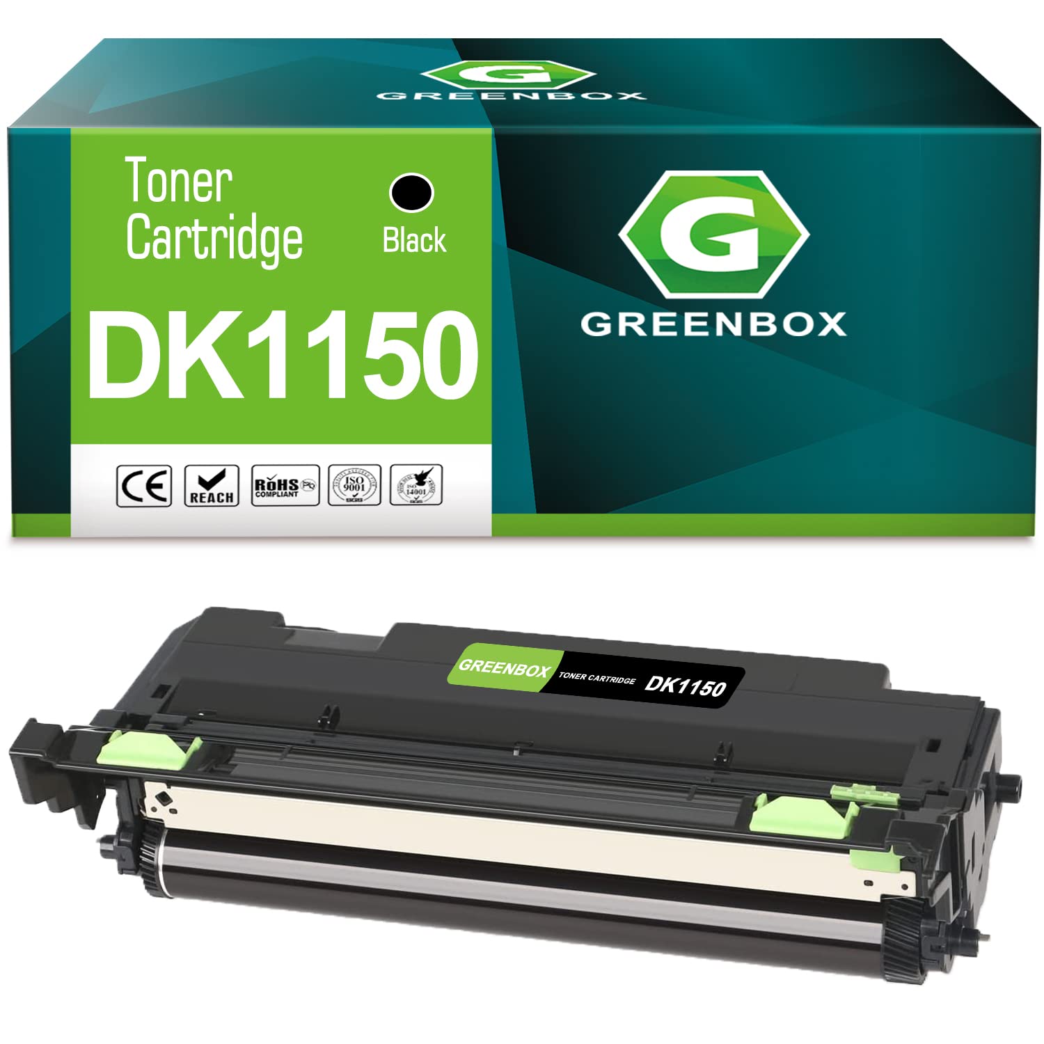 GREENBOX(NO Toner Compatible DK1150 302RV93010 Drum Unit Replacement for Kyocera DK1150 for ECOSYS P2040dn P2040dw P2235dn P2235 M2040 M2540dn M2540dw M2135dn DK1150 Printer (10, 000 Pages, 1 Pack)