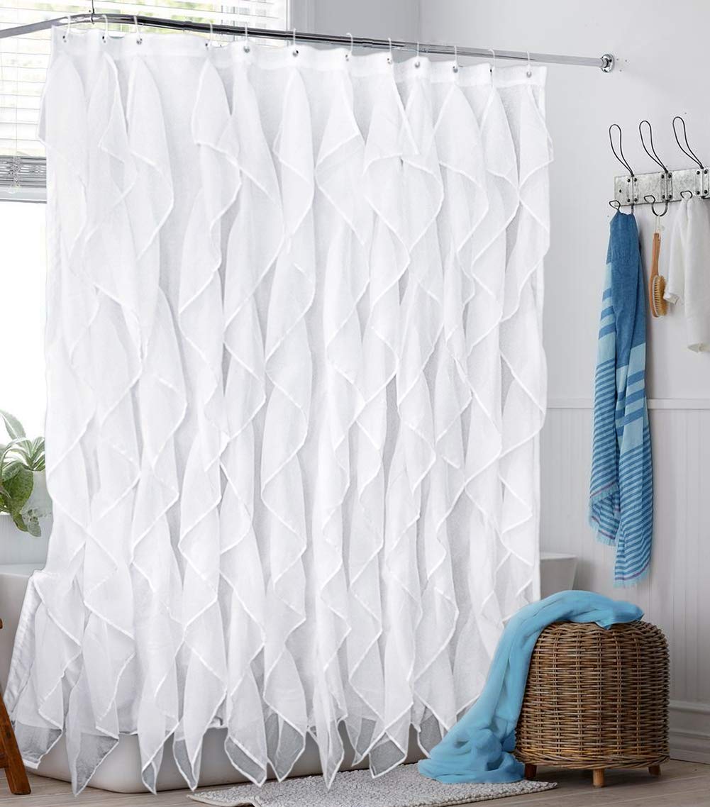 Country chic shower curtains