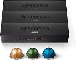 קפסולות Vertuo של Nespresso Capsules, חבילה מגוונת, קפה צלוי בינוני וכהה, 30 יחידות קפסולות קפה, 221 גרם.