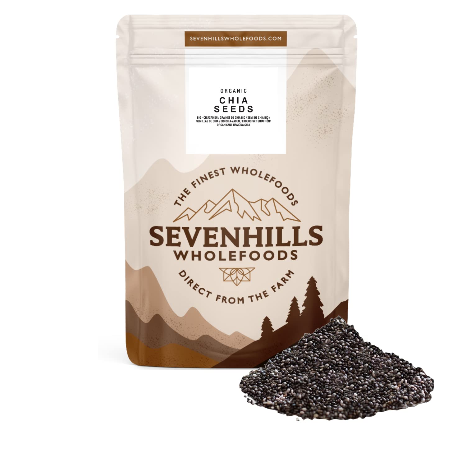 Sevenhills Wholefoods Raw Chia Seeds 2kg