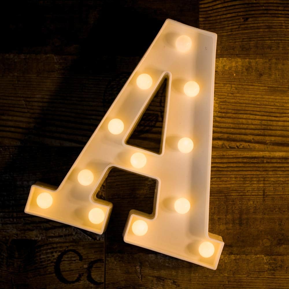 Buy Quace Marquee Alphabet Number Sign Light Hanging Table Top ...