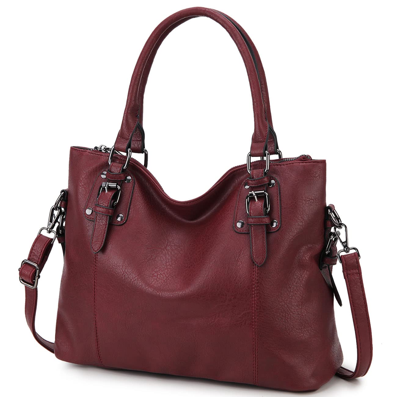 Hobo Bag for Women,Faux Leather Ladies Handbag Fashion Shoulder Bag with Adjustable Strap