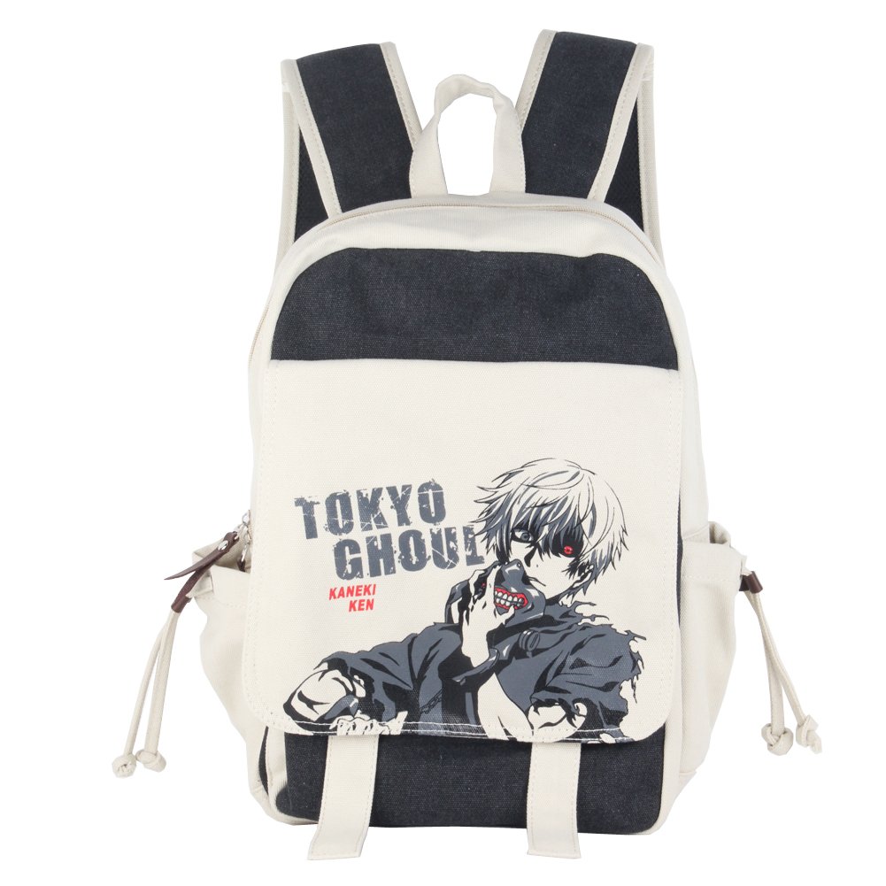 Anime Tokyo Ghoul Canvas Backpack Bag Rucksack School Bag