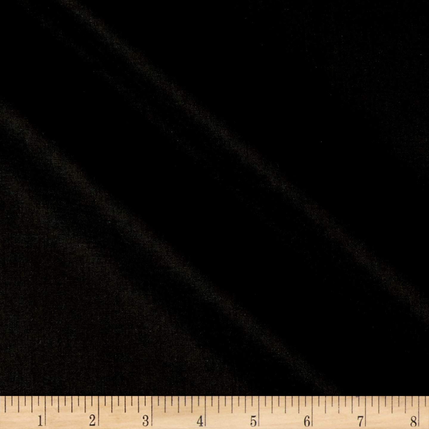 Kona Cotton Black, Fabric by the Yard