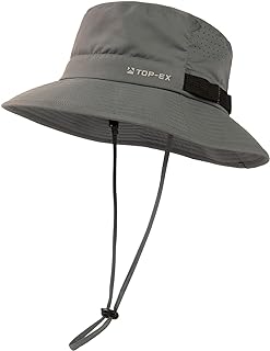 TOP-EX Unisex UPF 50 Cooling Bucket Sun Hat with Cool-Touch Sweatband for Summer Outdoor - Lightweight & Breathable | Quic...