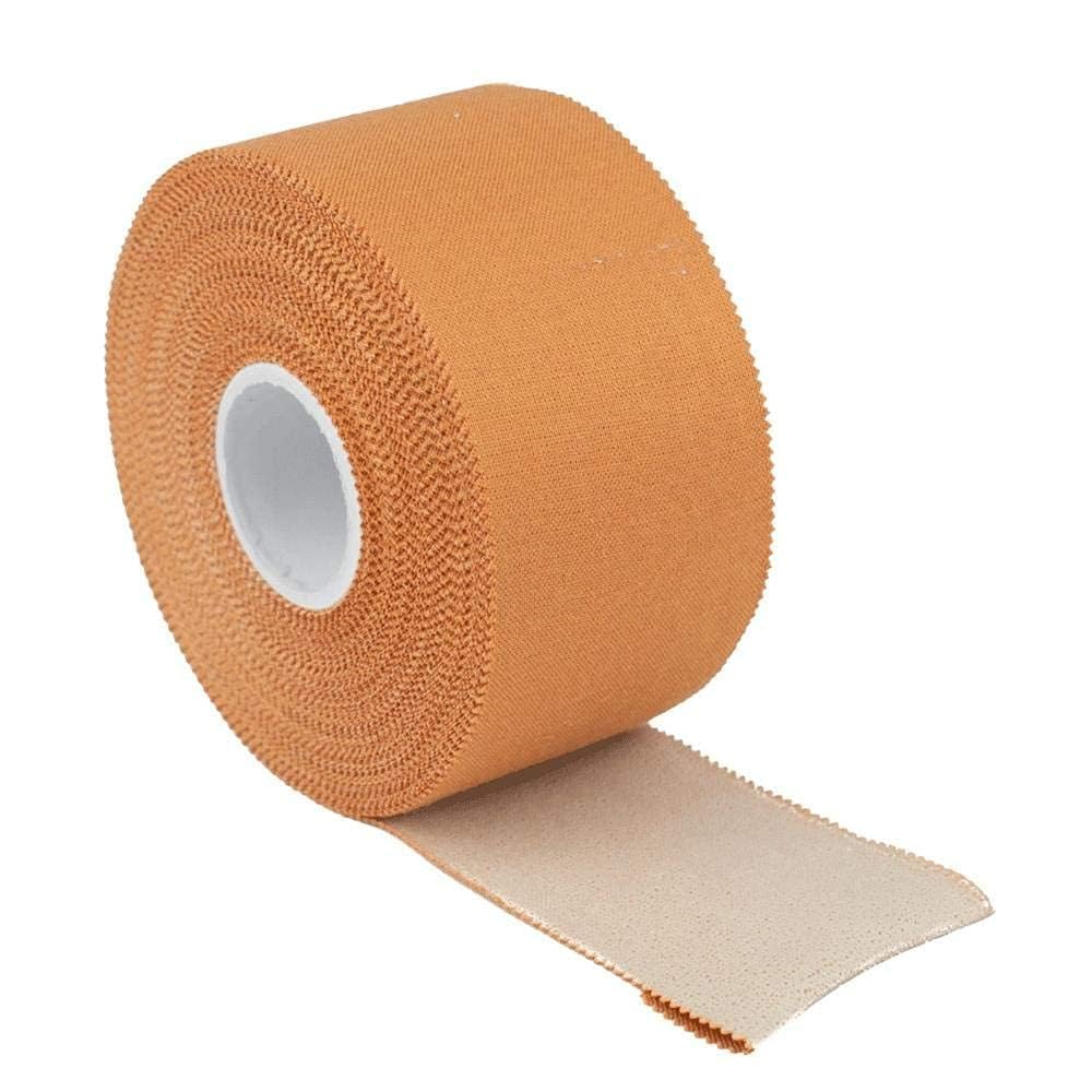 Healthcave Adhesive Rigid tape for Physiotherapy Anti-Allergic (5 cm x 10 meters, Beige)