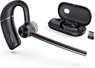 Yealink BH71 Pro Bluetooth Headset with USB Dongle, Teams Certified, 4 Noise Cancelling Microphone, Fit for Computer Lapto...