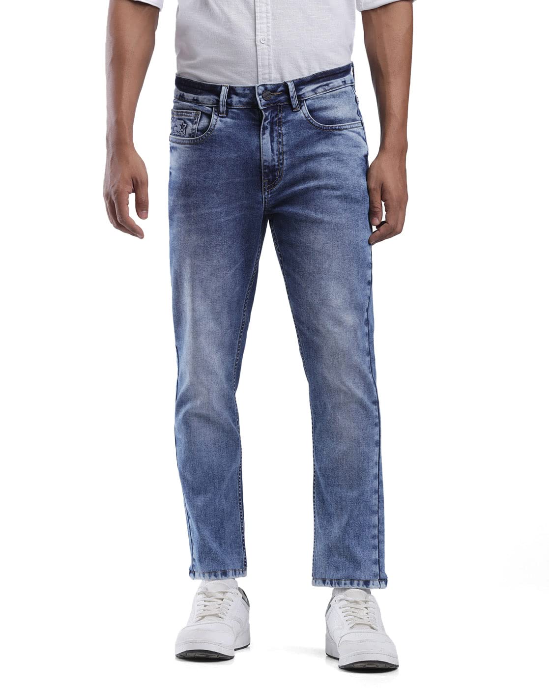 STARTER Men Blue Solid Jeans