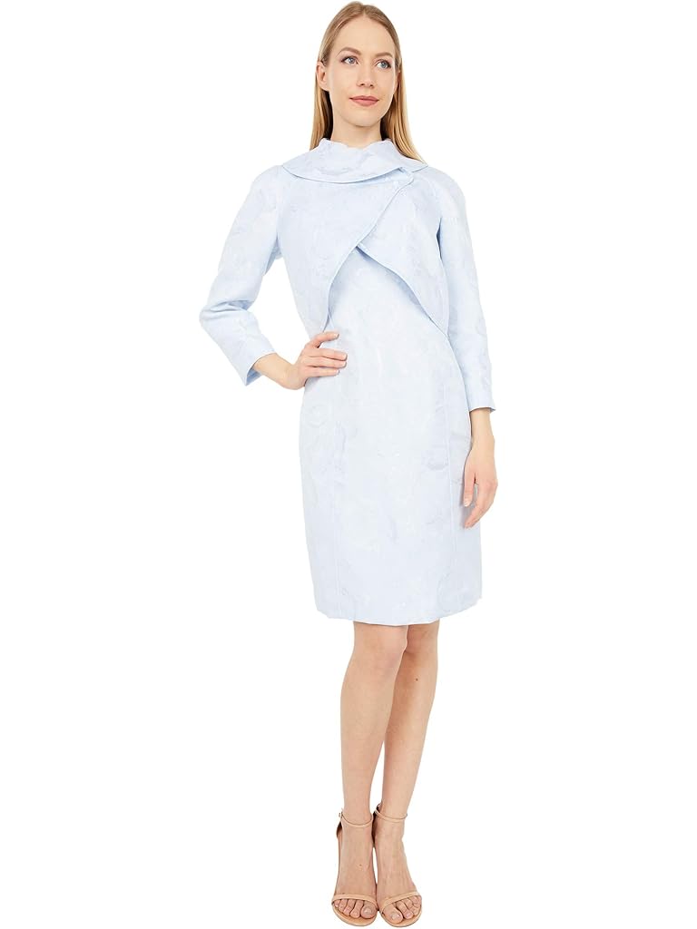 Tahari by ASL Wrap Jacket and Dress Set