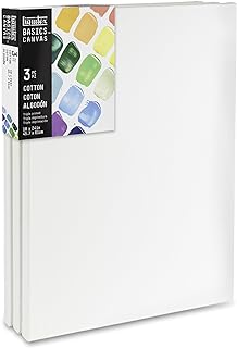 Liquitex BASICS Canvas, 3 pack, 18" x 24"