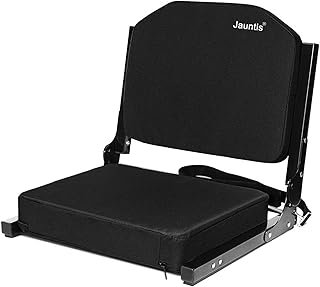 Jauntis Stadium Seats for Bleachers, Bleacher Seats with Ultra Padded Comfy Foam Backs and Cushion, Wide Portable Stadium ...