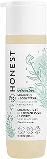 The Honest Company 2-in-1 Cleansing Shampoo + Body Wash | Gentle for Baby | Naturally Derived, Tear-free, Hypoallergenic |...