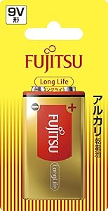 富士通 【Long Life】 アルカリ乾電池 9V形 9V 6LR61FL(B)