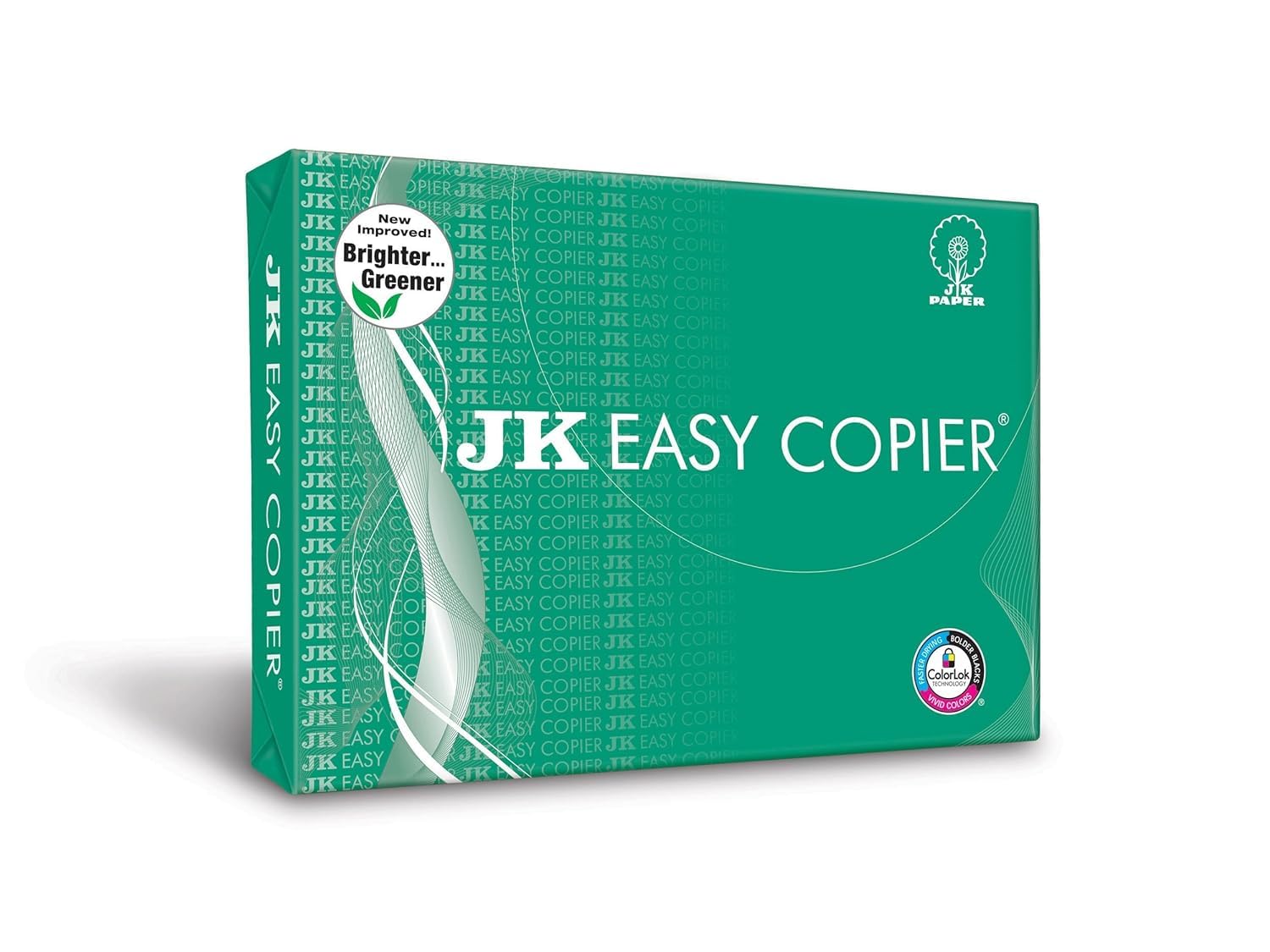 JK Easy CopierJK Easy Copier Paper | A4 Size | 70 GSM | 500 Sheets | White Paper, 1 Ream | For Laserjet & Inkjet Printer | Fast Drying | Both Side Print | Eco Friendly | ColorLok (Pack of 1) | One Ream