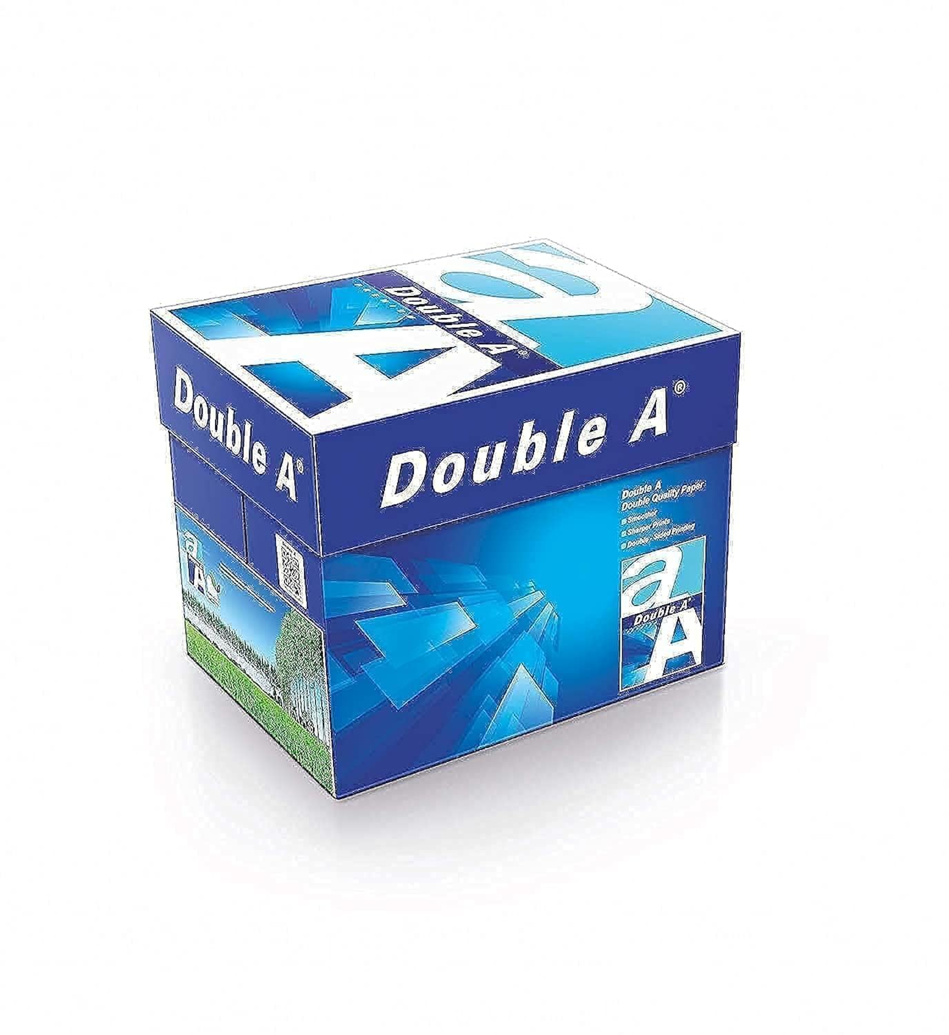 Double A Photocopy A4 Size 80GSM Paper - 5 Ream, White