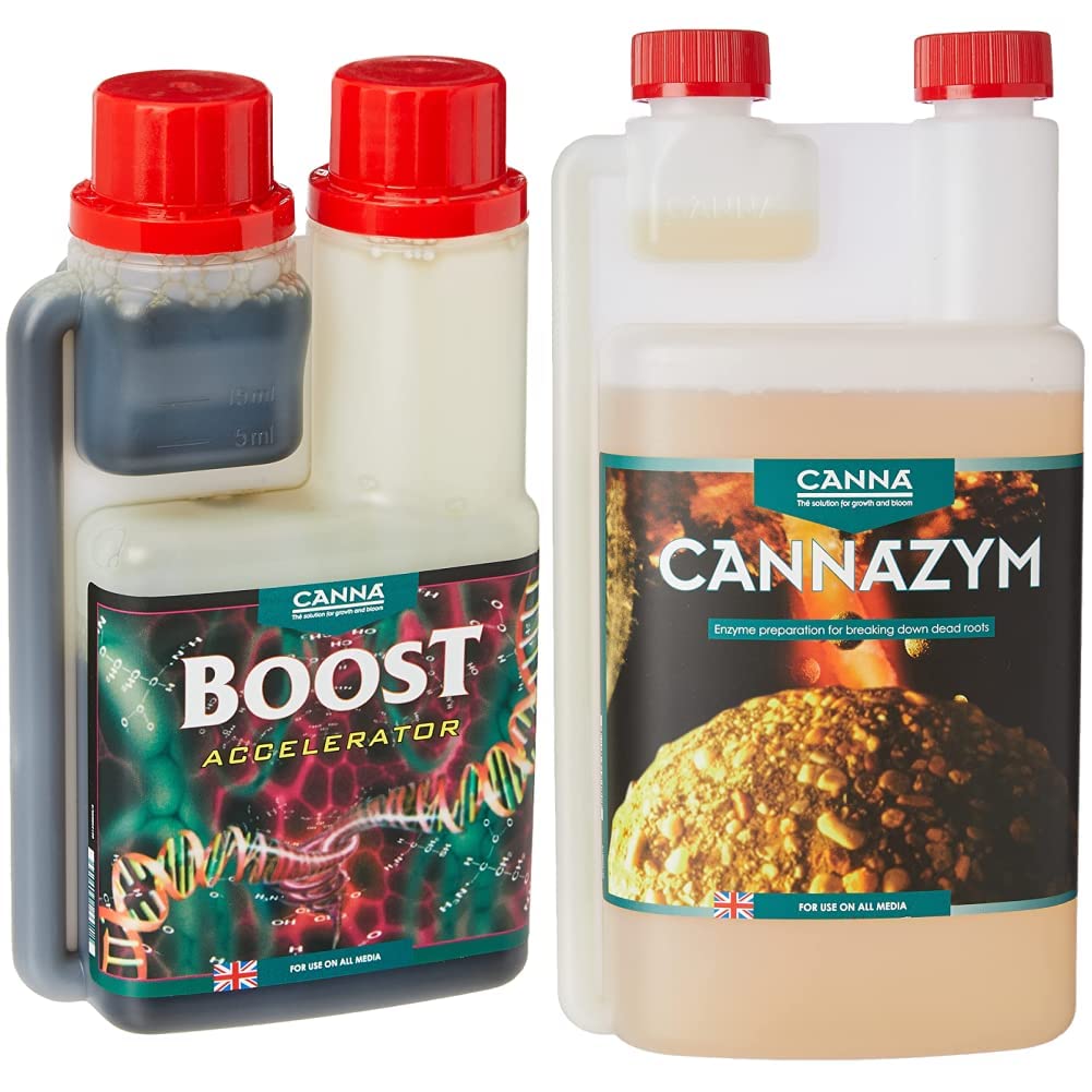 CANNA boost 250ml Accelerator & 1L CANNAzym Liquid