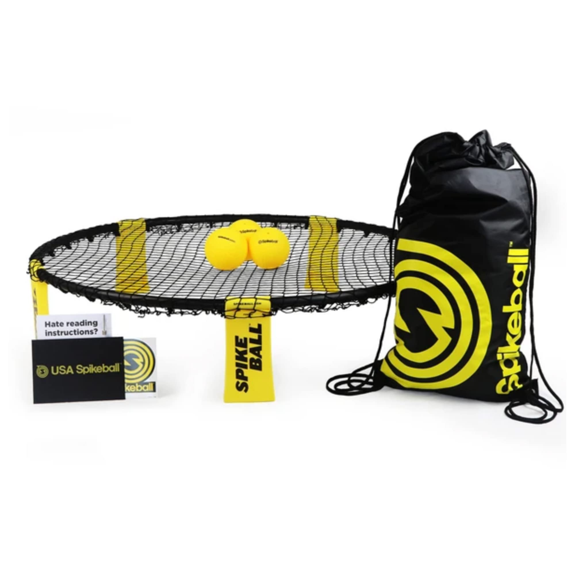 3 Ball Original Roundnet Game Set - Includes 3 Balls, net and Bag