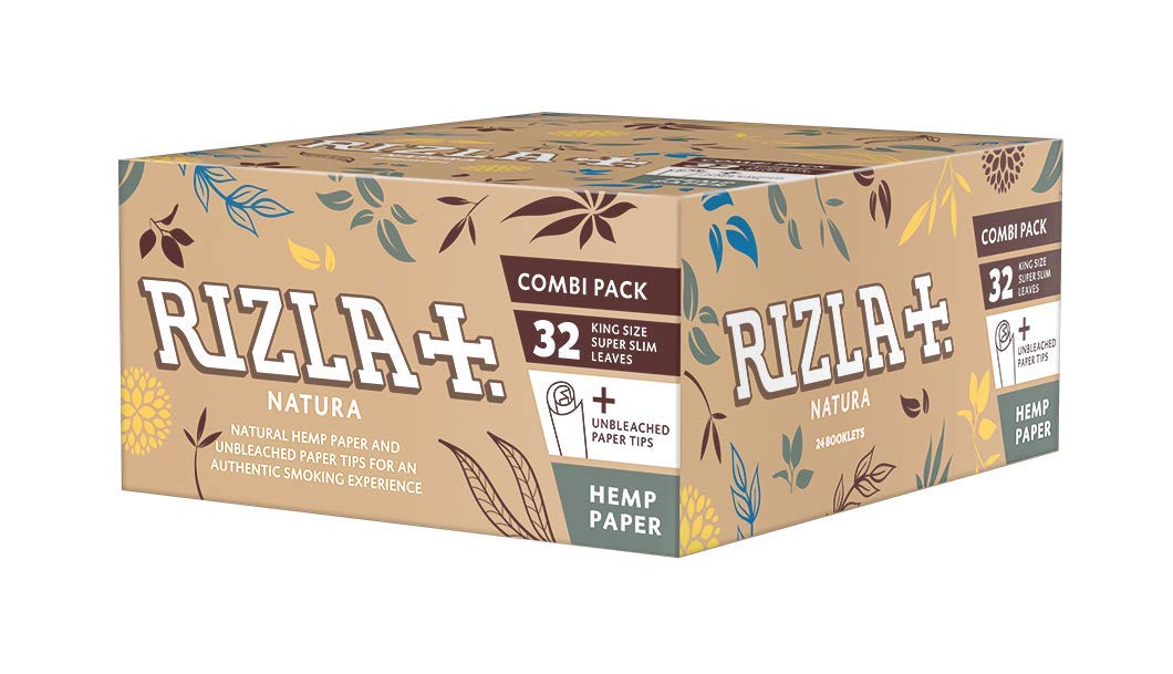 Rizla King Size Natura Combi Pack With Rizla's First Paper Tips (24 Packs)