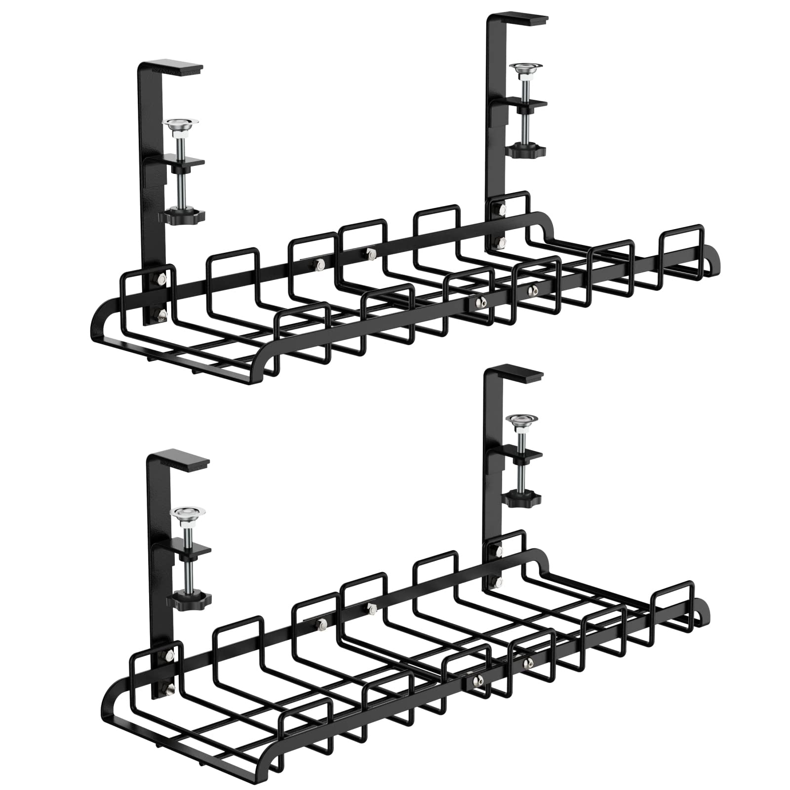 Snapklik.com : iSPELCE Under Desk Cable Management - 2 Pack 17.7 Cable ... image.