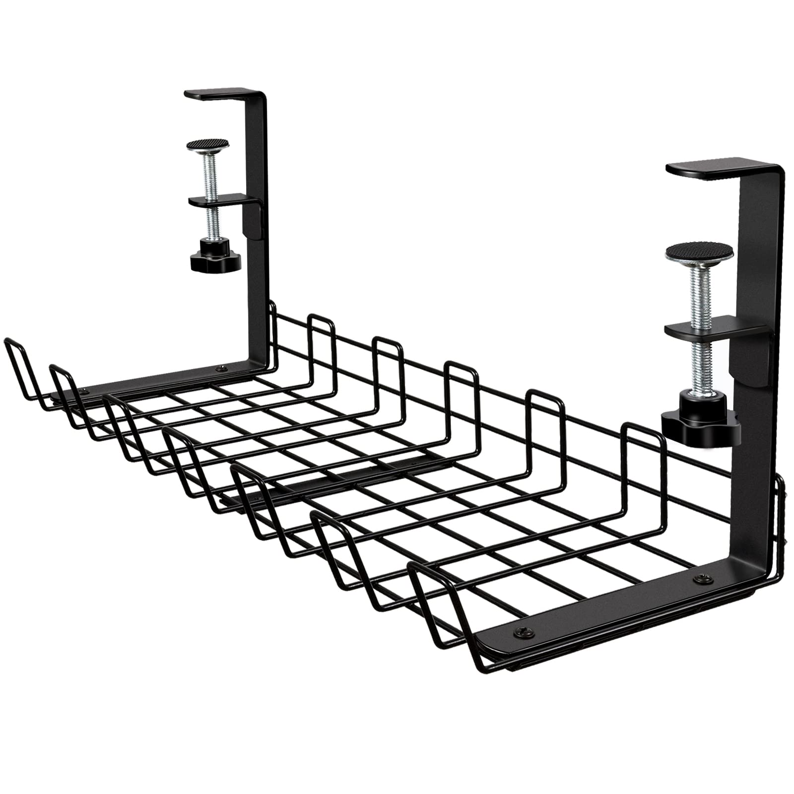 Buy Under Desk Cable Management Tray - No Drilling, 16 x 6.3 x 7.6 inch ...