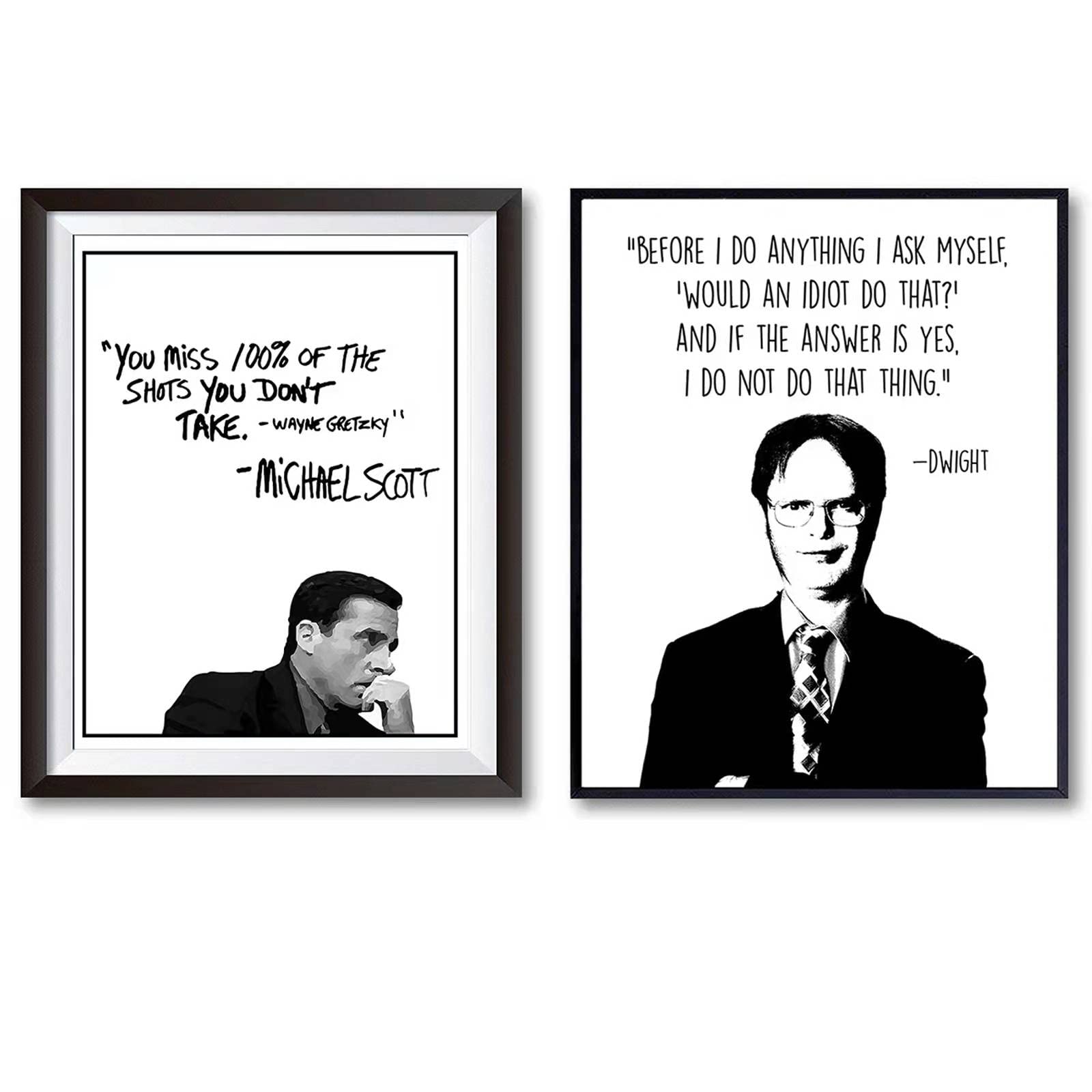 Buy 3PCS The Office Motivational Quote print, TV Show wall decor ...