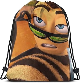 Amazon Com Ady Barry Benson Is Hot Af Bee Movie Meme Drawstring Bags Gym Bag Drawstring Bags