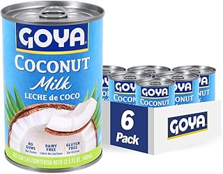 Goya Foods Coconut Milk, 13.5 Ounce (Pack of 6)