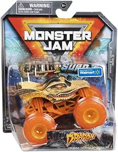 Amazon.com: Monster Jam Earth vs Surf Dragon - Series 2 : Toys & Games