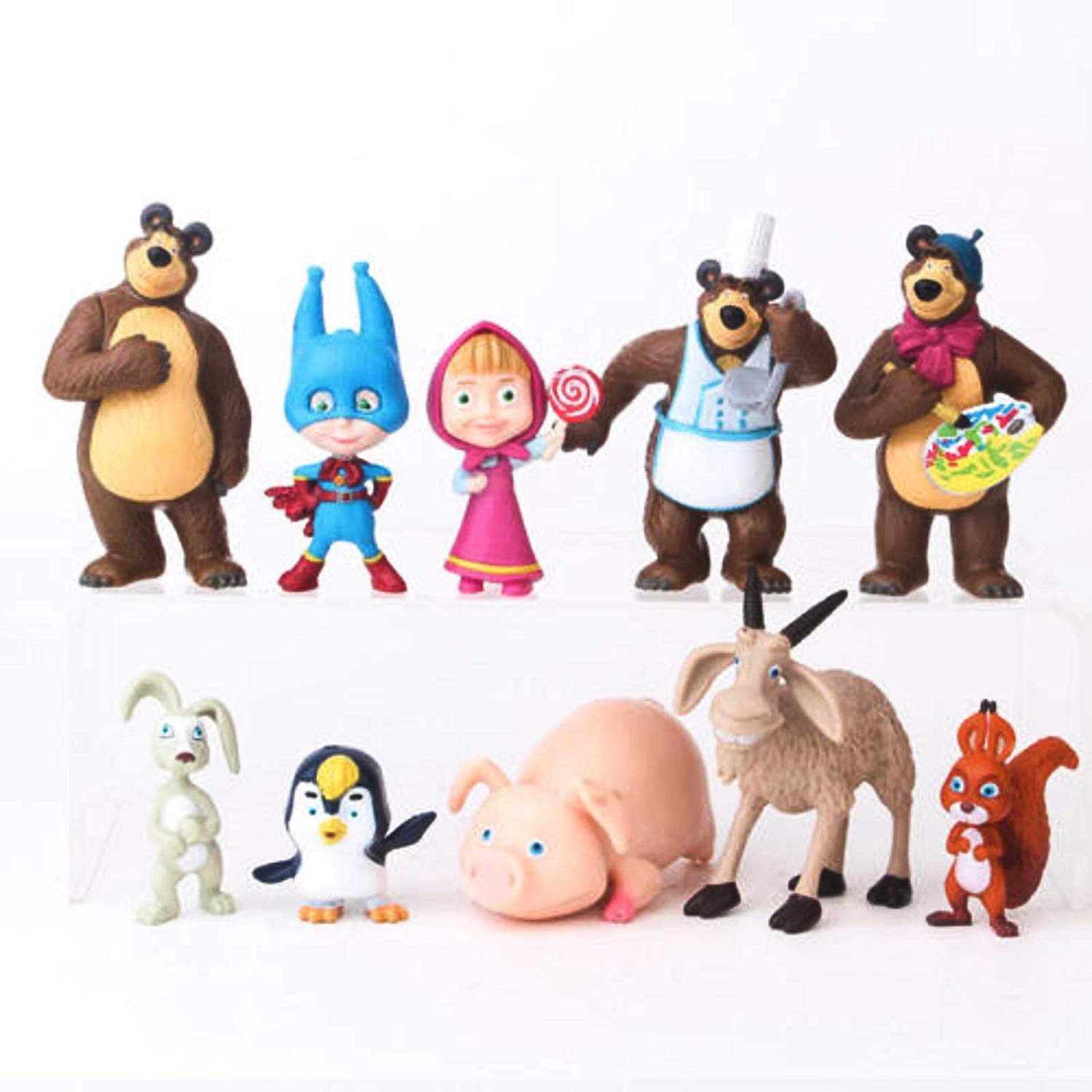 Buy Masha and The Bear RoyalToys Masha Bear Figure Figures Complete ...