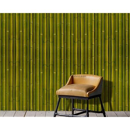 Buy Univocean 3D Green Bamboo Self Adhesive Wallpaper, PVC Waterproof HD  Wall Sticker (Multicolor) Online at Low Prices in India 