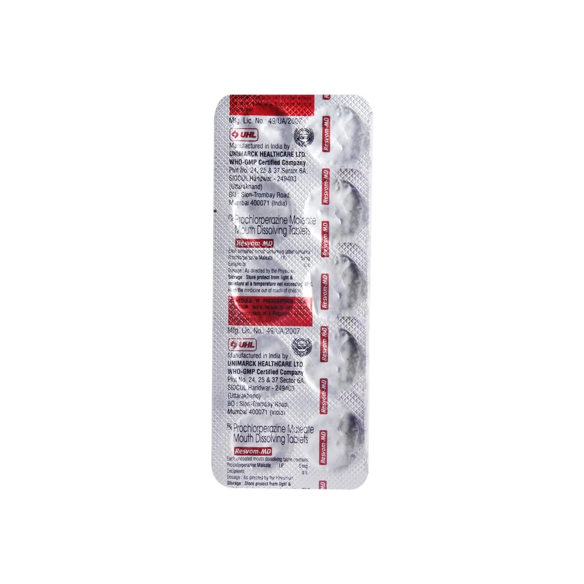 RESVOM MD - Strip of 10 Tablets