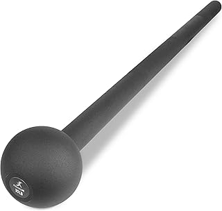 ProsourceFit Steel Macebell, Heavy Duty Steel Mace, Workout Mace with Non-Slip Grip for Gada, Strength and Core Training