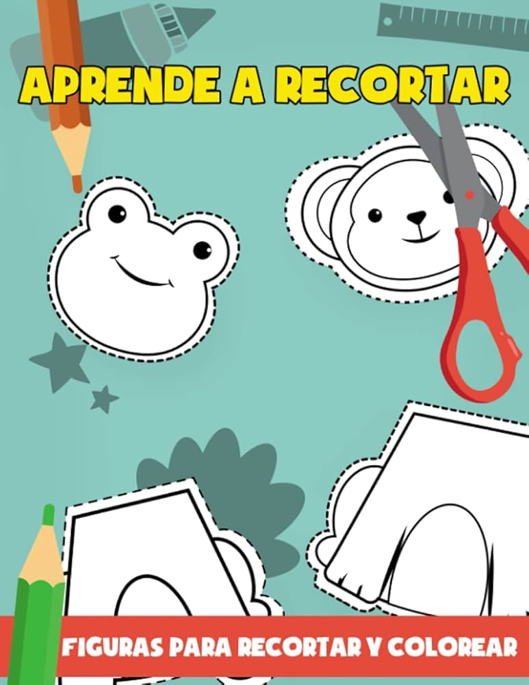 Aprende a recortar: Figuras para recortar y colorear, Aprende a usar las  tijeras para niños, Un divertido cuaderno para aprender a recortar colorear  y pegar (Spanish Edition): Book, Gro´s: 9798531260741: : Books