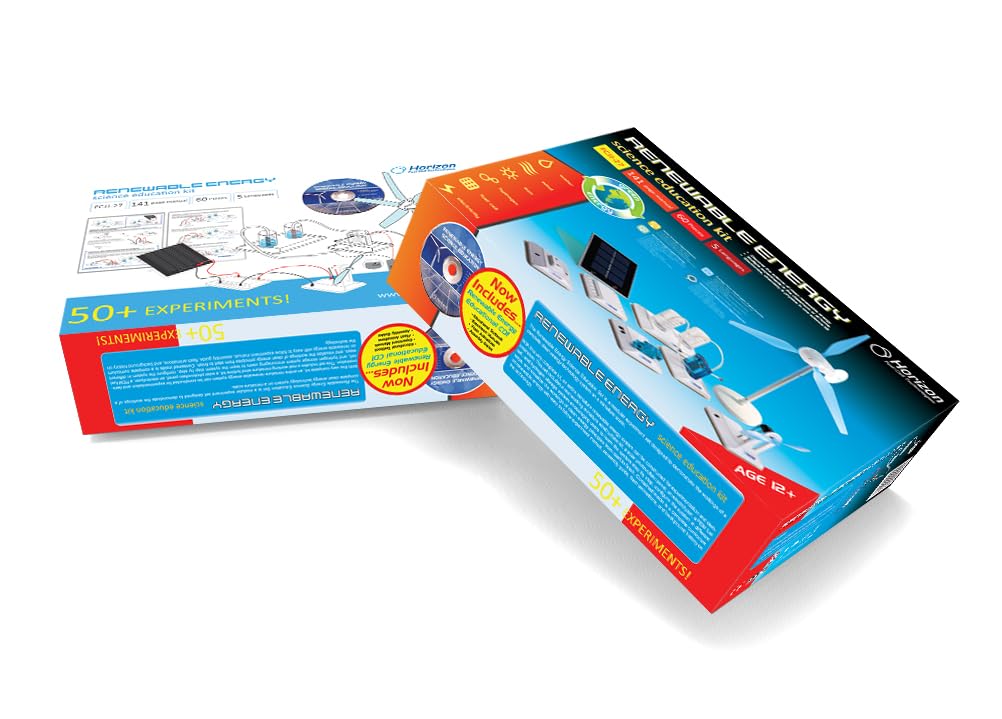 Renewable Energy Science Kit: Solar, Wind & Hydrogen Power STEM Experiment Set