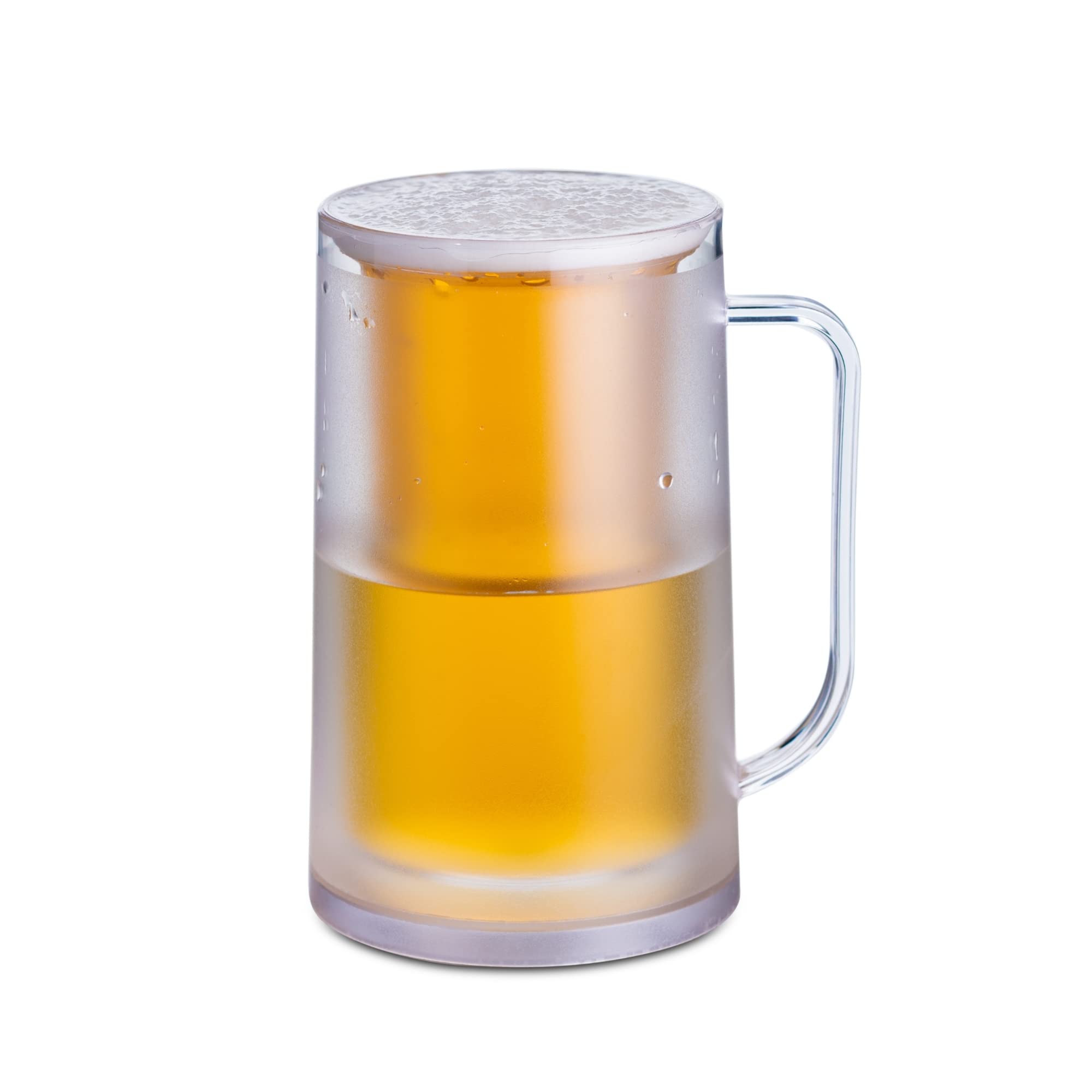 bar@drinkstuff GL-MN109 Frosty Mug, 380ml, Transparent