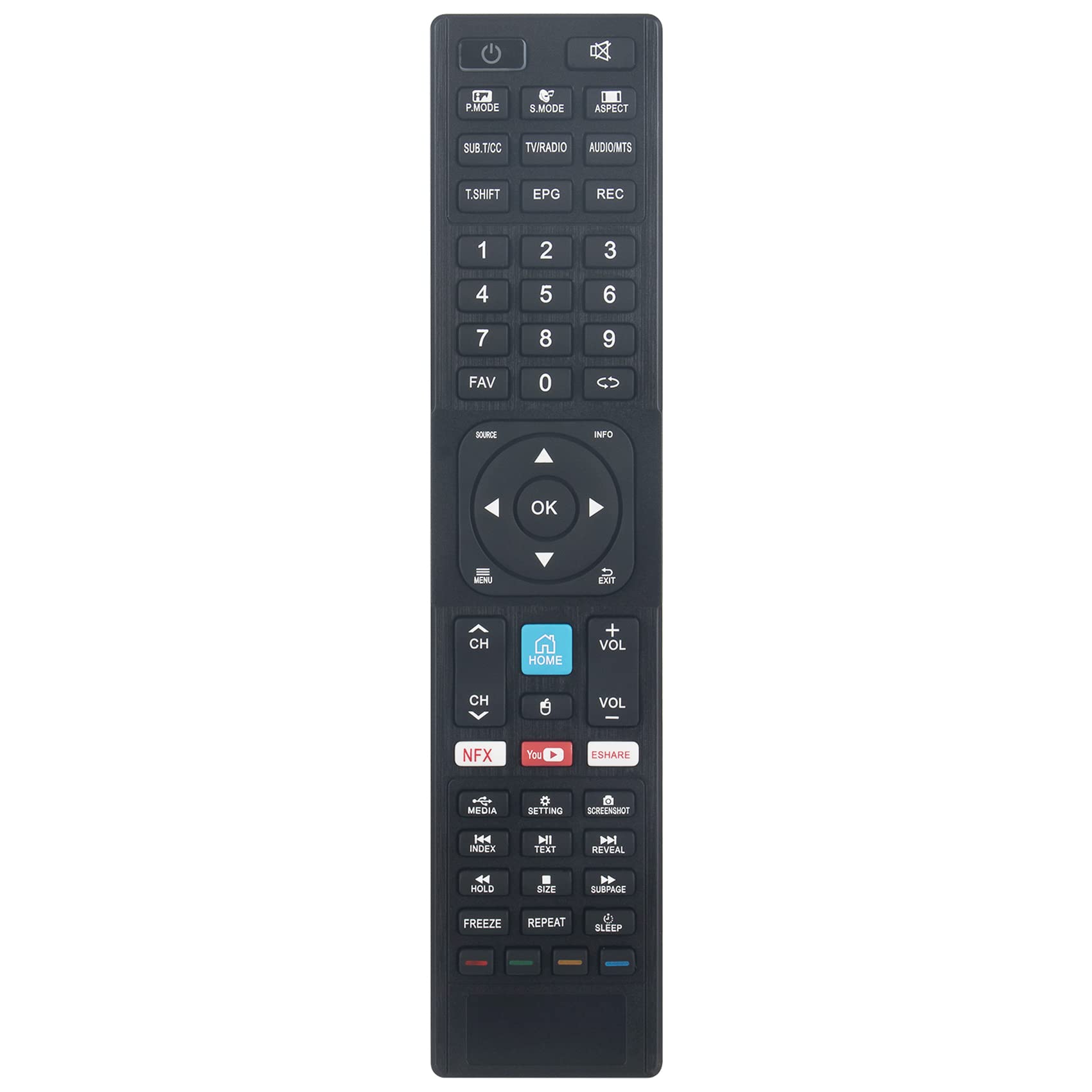 Allimity RM-C3401 Replacement Remote Control fit for JVC 4K UHD Smart LED TV LT-55N775A LT-55N685A LT-65N785A LT55N775A LT55N685A LT65N785A