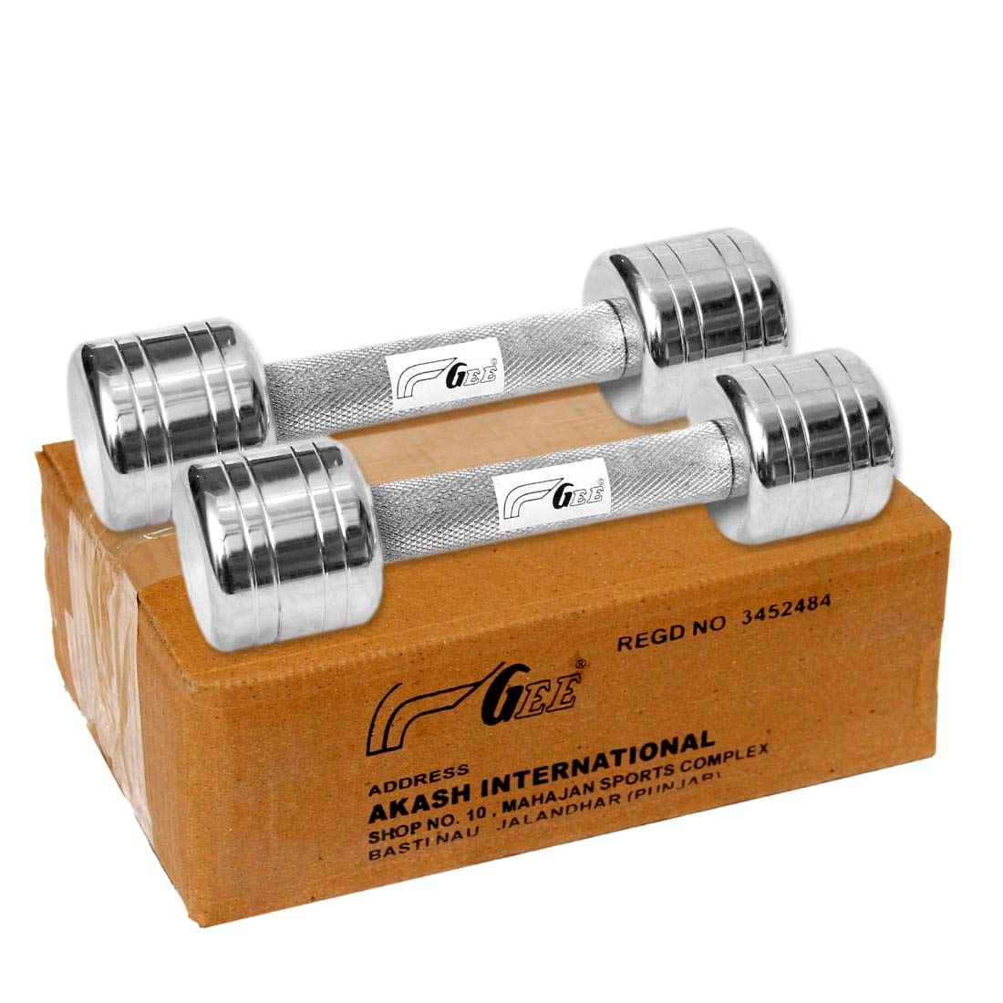 GEE Steel Dumbbells 4 kg (2 kg Each)