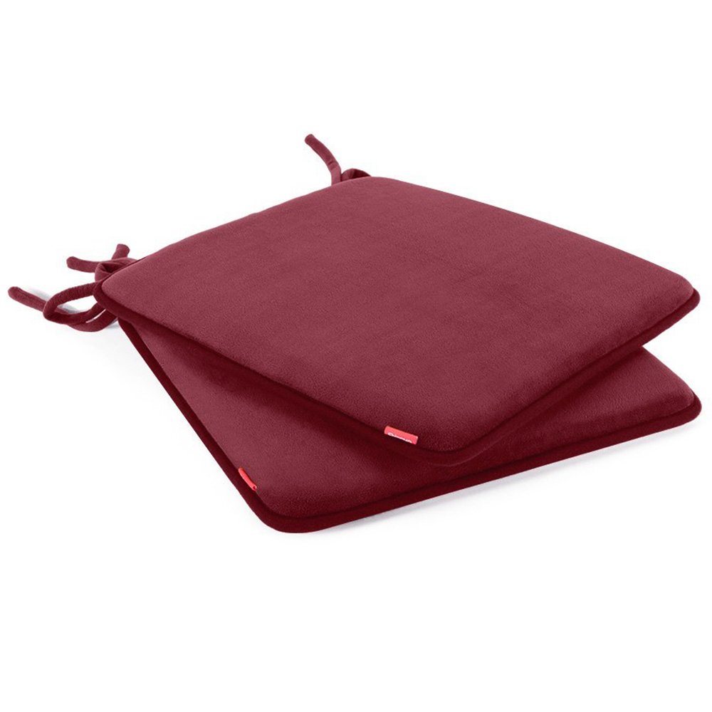 Velvet chair cushions